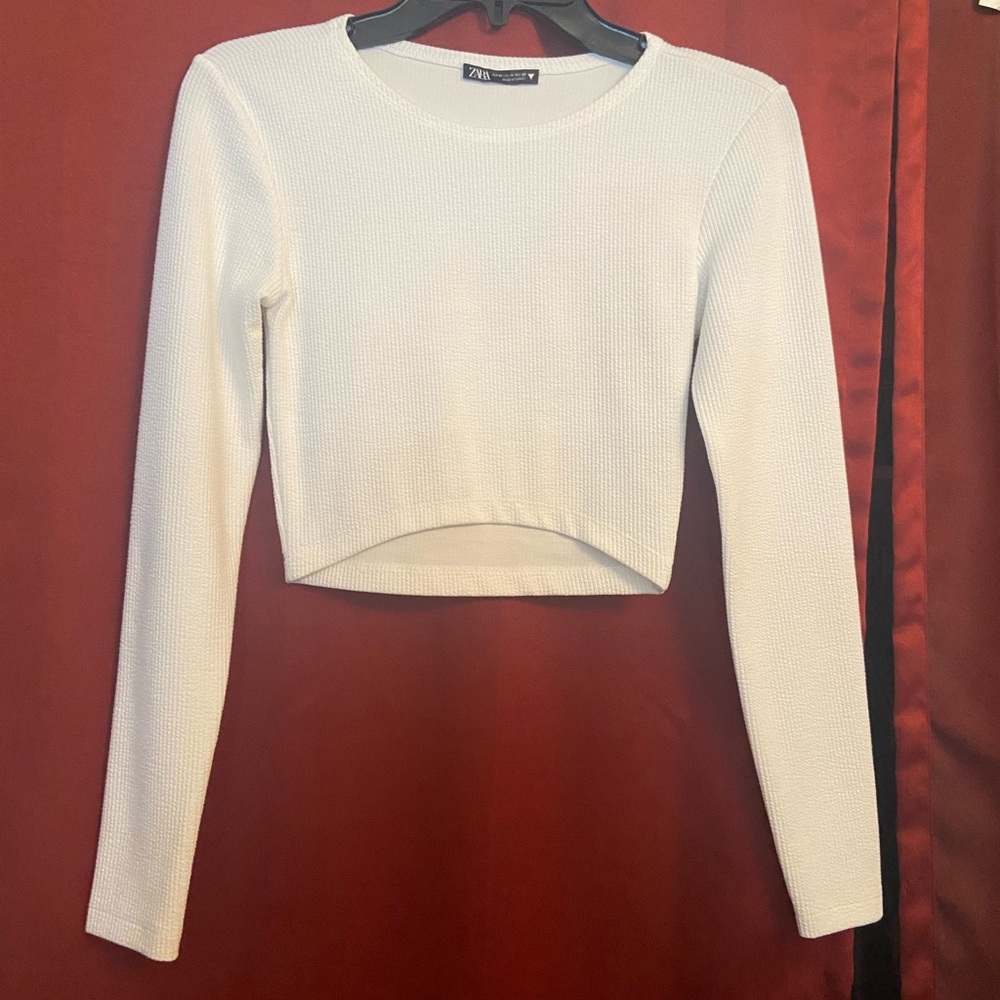 Zara cropped long sleeve